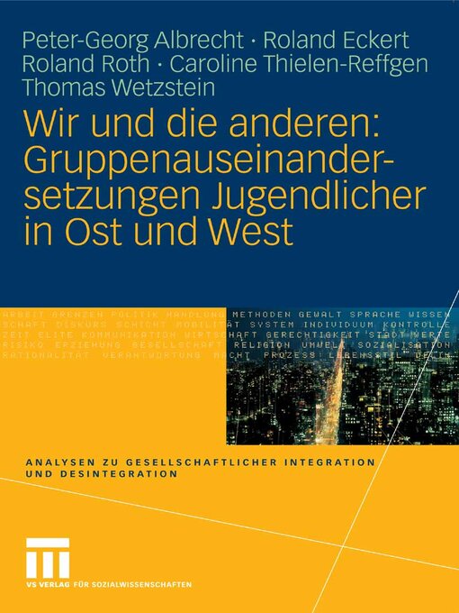 Title details for Wir und die anderen by Peter-Georg Albrecht - Available